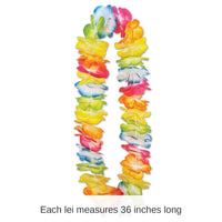 12 Pack Bulk Luau Party Mahalo Floral Lei