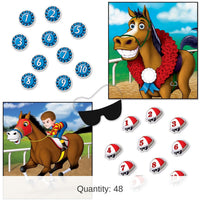 48 Pack Bulk Horse Racing Party Games