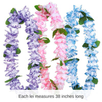18 Pack Bulk Luau Party Island Floral Leis