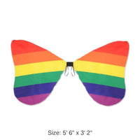 6 Pack Bulk Fabric Rainbow Wing (1 Set per Package)