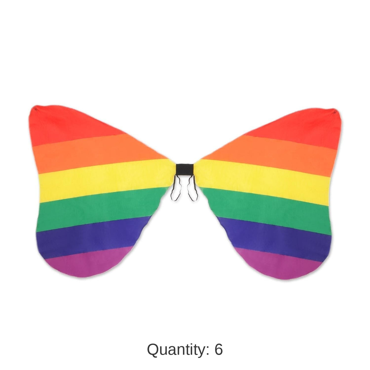 6 Pack Bulk Fabric Rainbow Wing (1 Set per Package)
