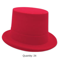 24 Pack Beistle Halloween Red Velour Topper