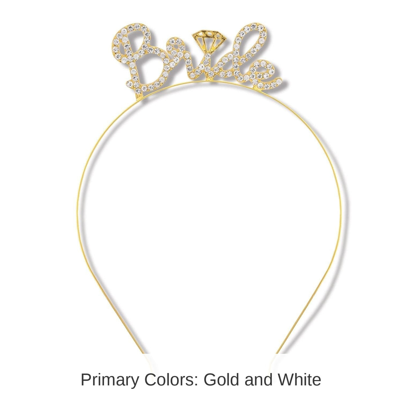 12 Pack Bulk Bachelorette Party Rhinestone Bride Headband