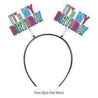12 Pack Bulk It's My Birthday Party Boppers