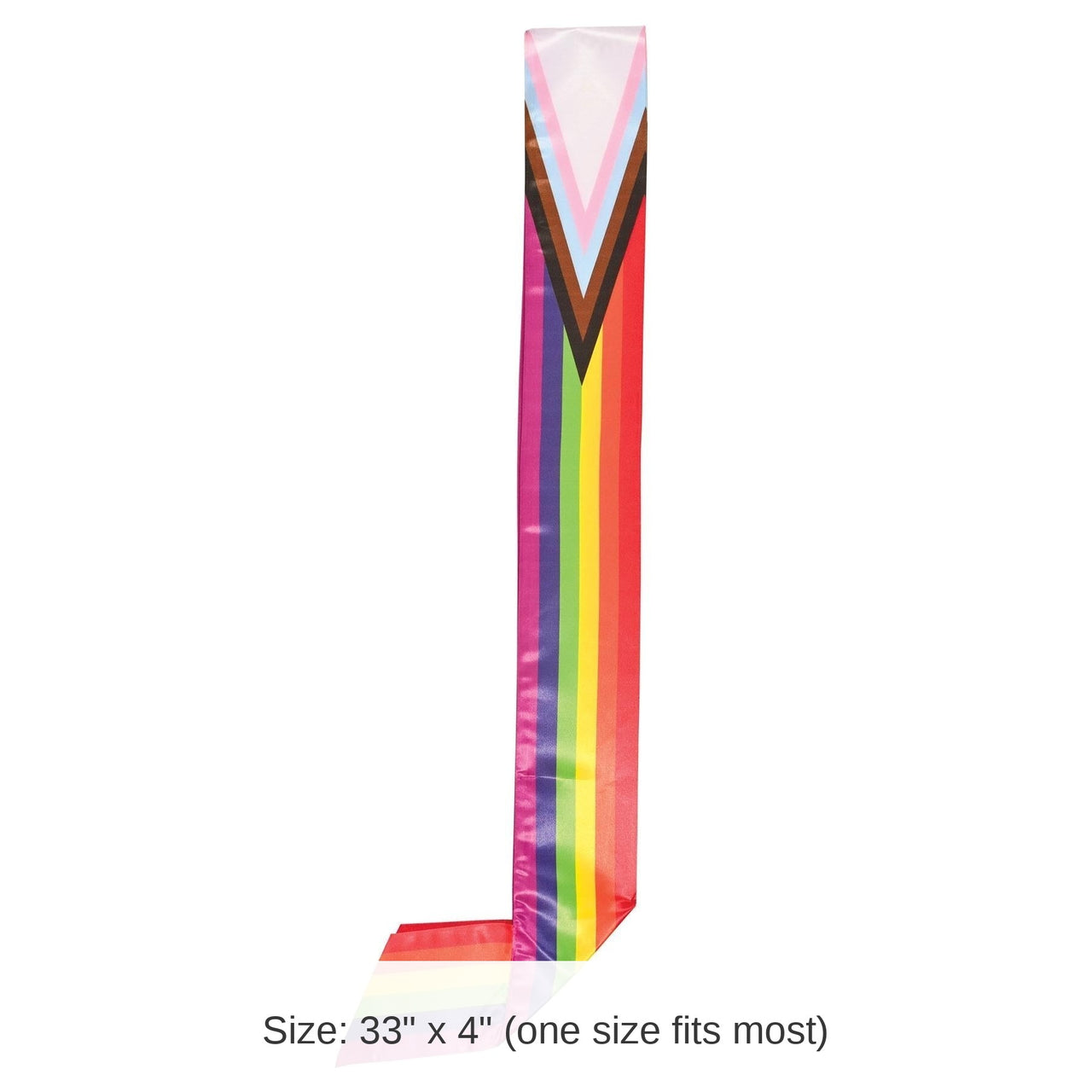 6 Pack Bulk Pride Flag Satin Sash