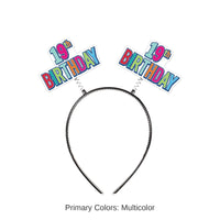 12 Pack Bulk 19th Birthday Boppers multi-color