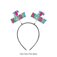 12 Pack Bulk 19th Birthday Boppers multi-color