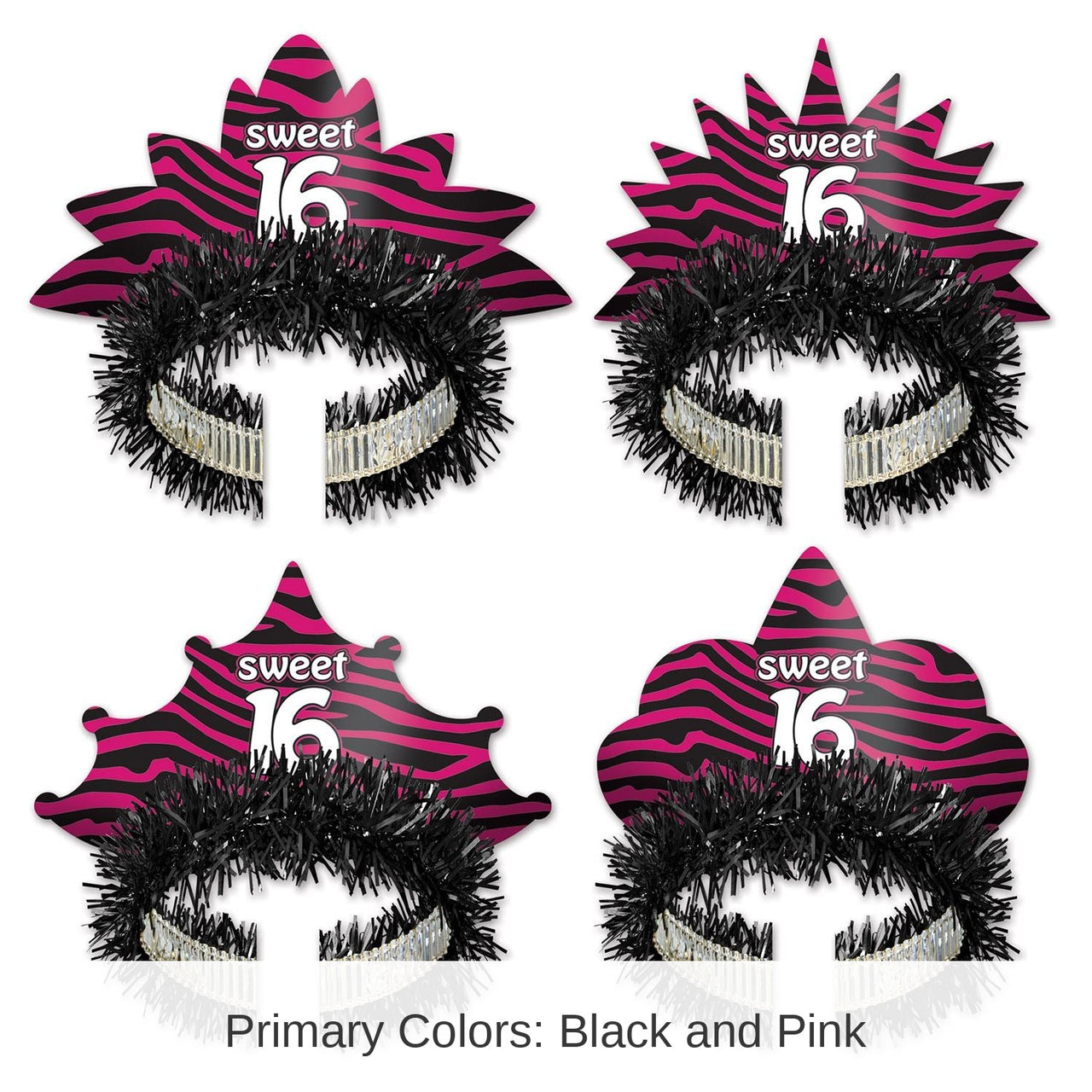 24 Pack Bulk Sweet 16 Tiaras