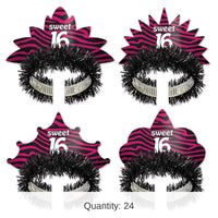 24 Pack Bulk Sweet 16 Tiaras
