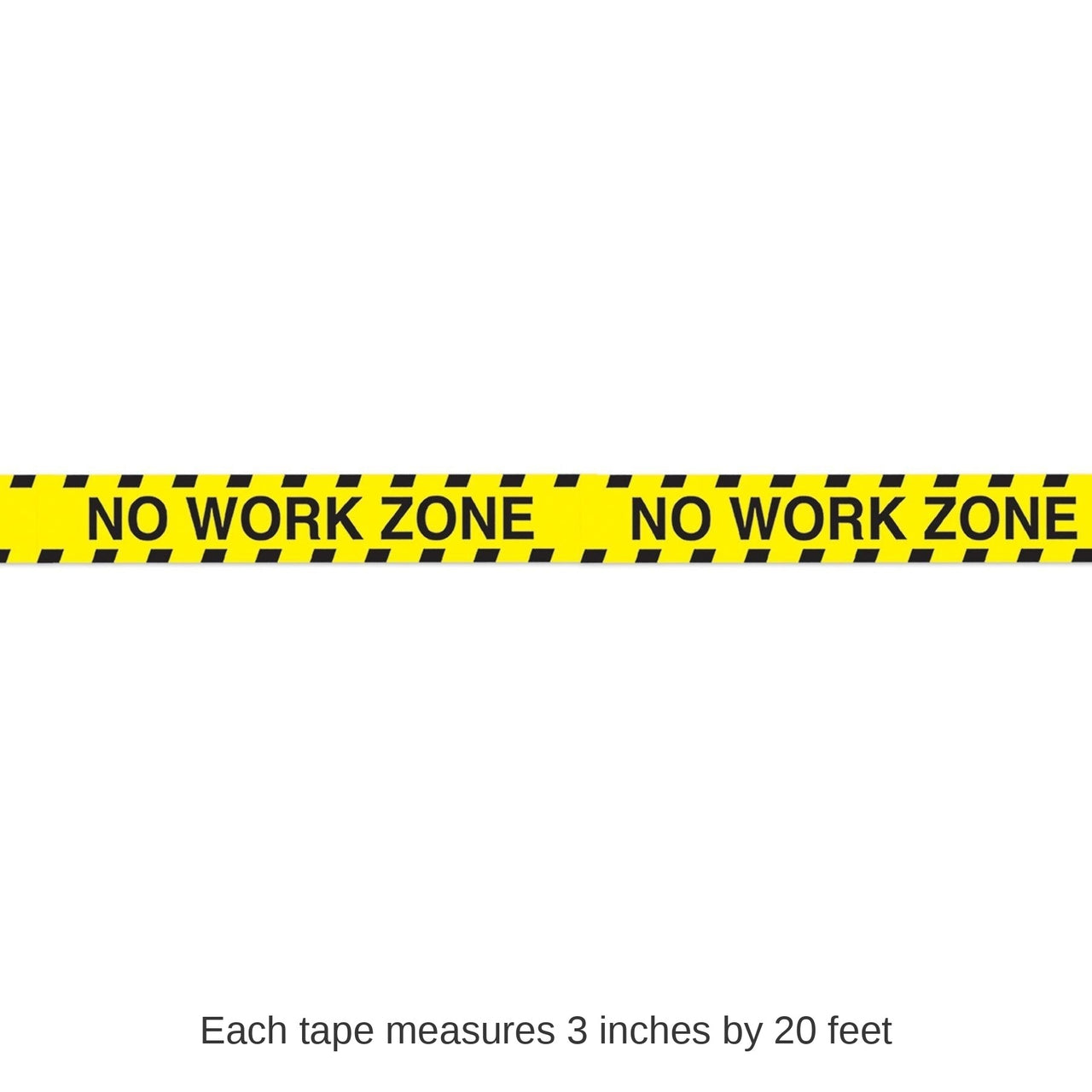 12 Pack Bulk No Work Zone Party Tape