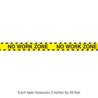 12 Pack Bulk No Work Zone Party Tape