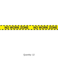 12 Pack Bulk No Work Zone Party Tape