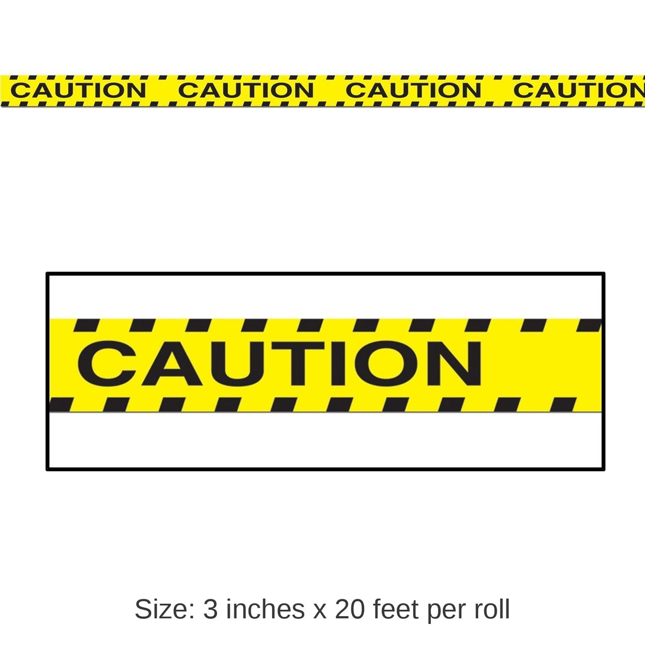 12 Pack Bulk Halloween Caution Party Tape