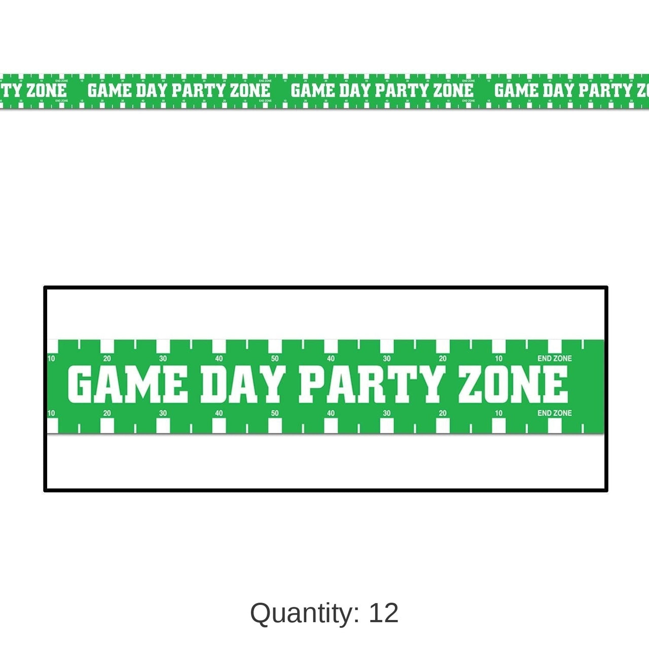 12 Pack Bulk Game Day Party Zone Party Tape