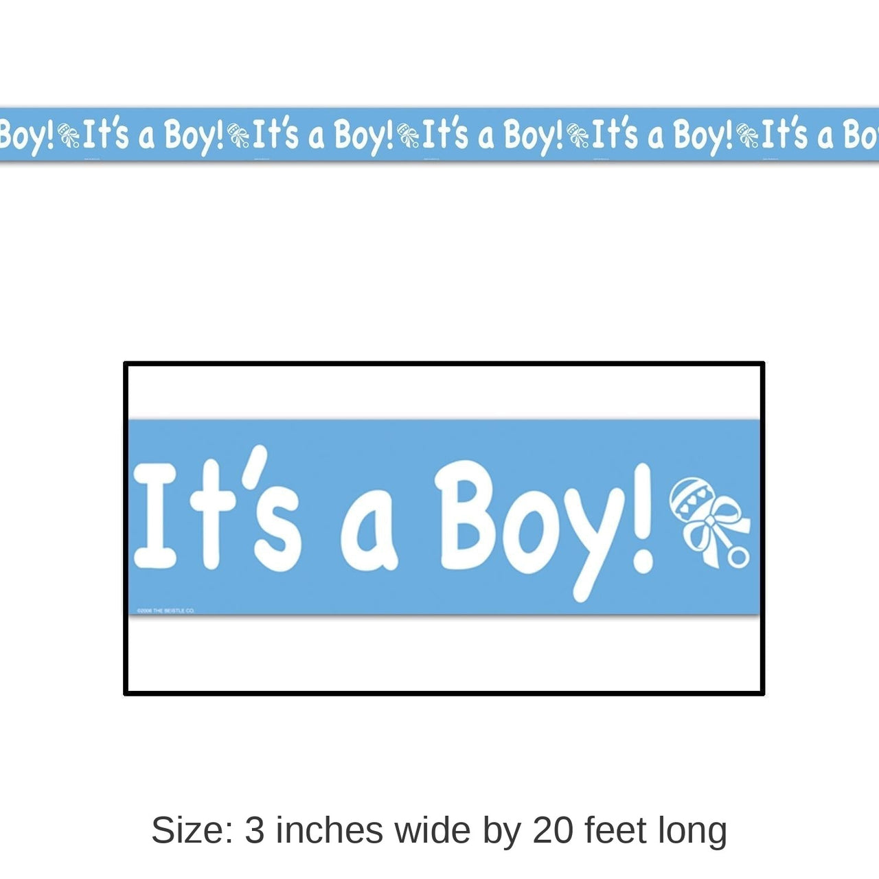 12 Pack Bulk It's A Boy! Party Tape