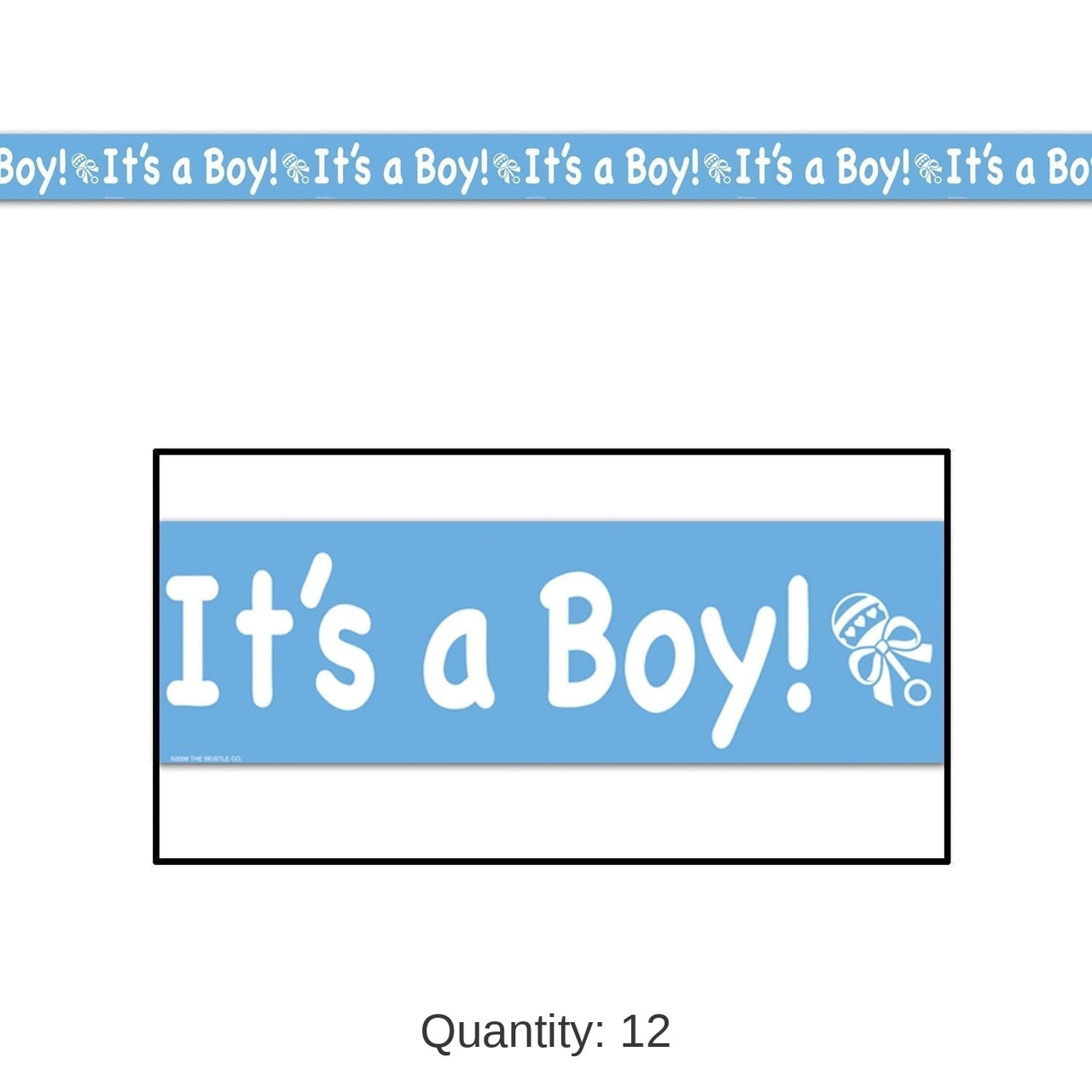 12 Pack Bulk It's A Boy! Party Tape