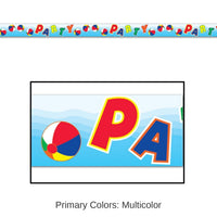12 Pack Bulk Luau Party Beach Ball Party Tape