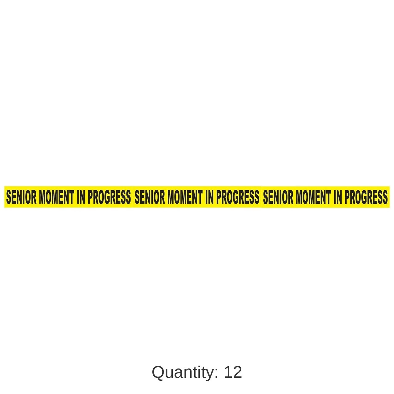 12 Pack Bulk Senior Moment In Progress Party Tape
