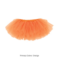 6 Pack Bulk Orange Tutu Skirt One Size Fits Most