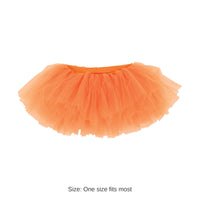 6 Pack Bulk Orange Tutu Skirt One Size Fits Most
