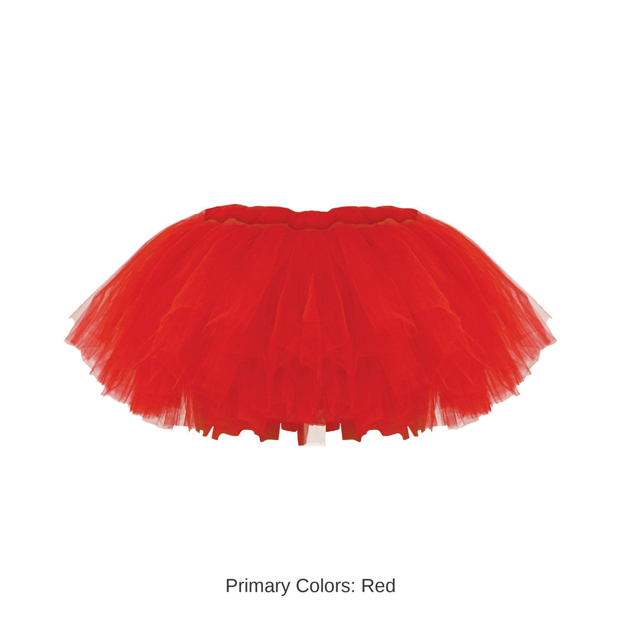 6 Pack Bulk Red Tutu Skirt One Size Fits Most for Spirit & Halloween
