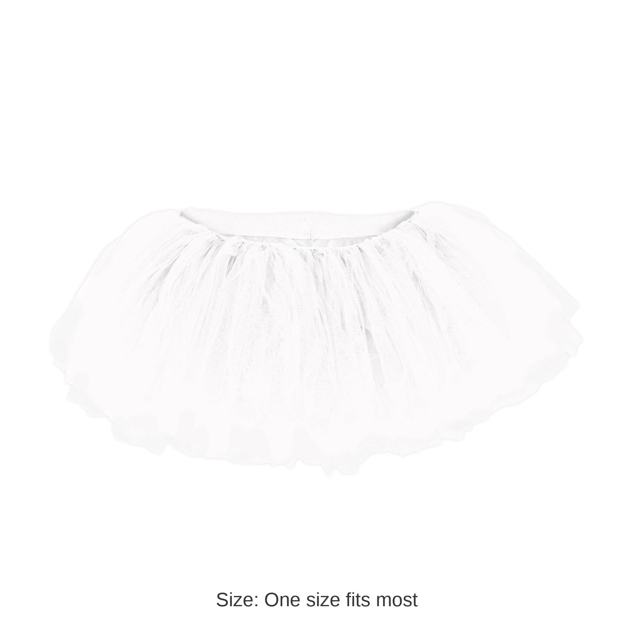 6 Pack Bulk White Tutu Skirt One Size Fits Most Spirit & Halloween