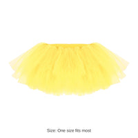 6 Pack Bulk Vibrant Yellow Tutu Skirt One Size Fits Most