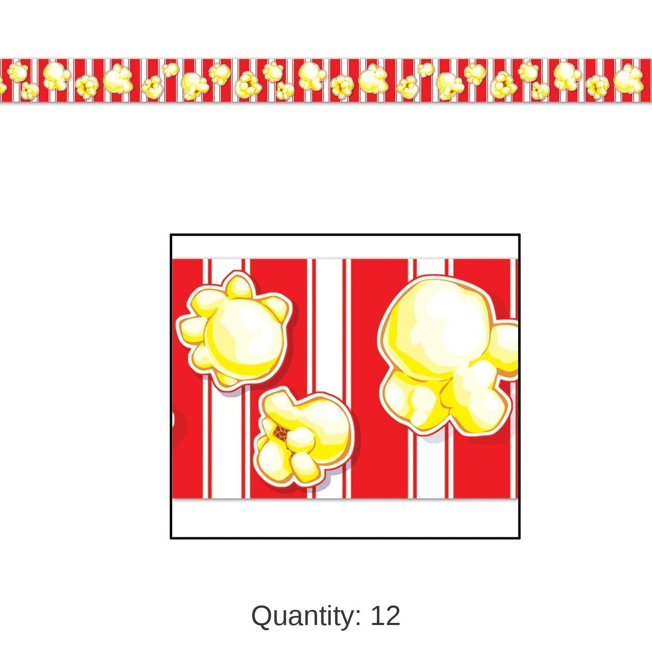 12 Pack Bulk Popcorn Party Tape