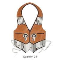 24 Pack Bulk Packaged Plastic Western Vest