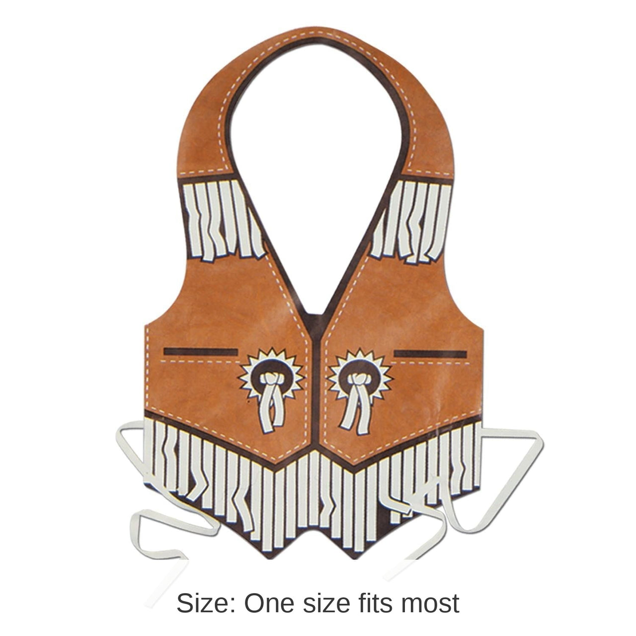 24 Pack Bulk Packaged Plastic Western Vest