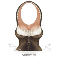 48 Pack Bulk Plastic Maiden Party Vest