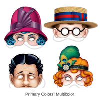 48 Pack Bulk Roaring 20's Masks