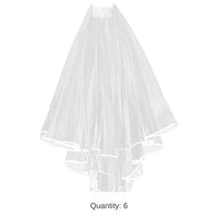 6 Pack Bulk Bachelorette Party Veil
