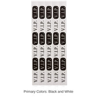 600 Pack Bulk Silver V.I.P. Party Wristbands