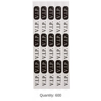 600 Pack Bulk Silver V.I.P. Party Wristbands