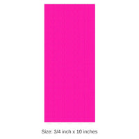 600 Pack Bulk Solid Color Neon Pink Party Wristbands