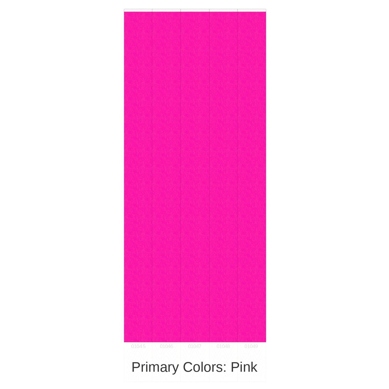 600 Pack Bulk Solid Color Neon Pink Party Wristbands