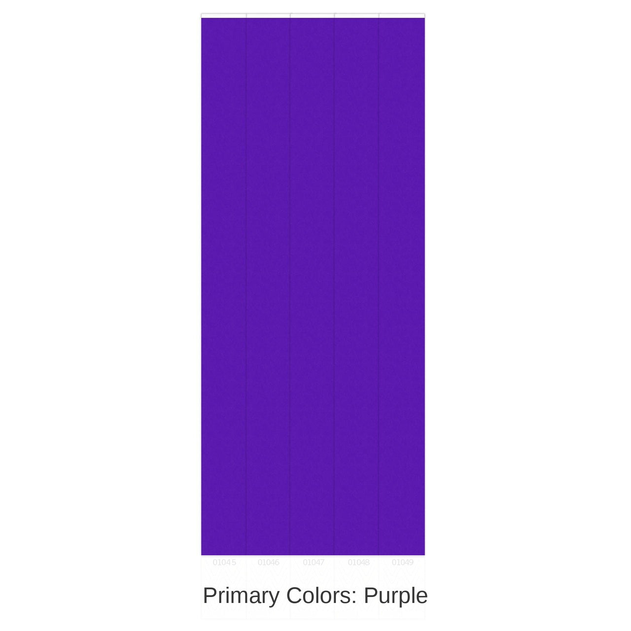 600 Pack Bulk Solid Color Purple Party Wristbands