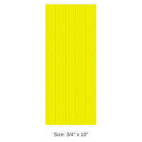 600 Pack Bulk Solid Color Yellow Party Wristbands