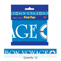 12 Pack Bulk Bon Voyage Party Tape