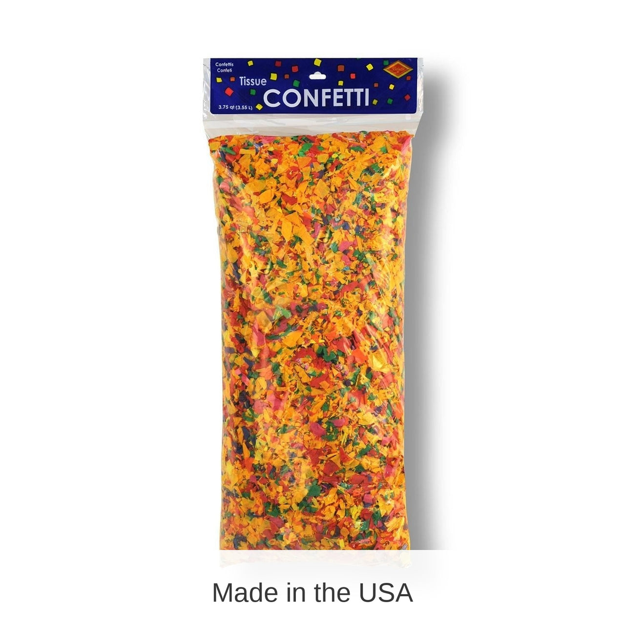 50 Pack Bulk Tissue Party Confetti Multi Color (3.75 Qt/Pkg)