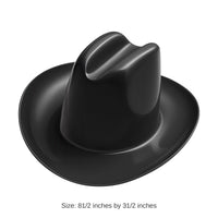 36 Pack Bulk Mini Black Cowboy Hats Plastic Western Party Favors
