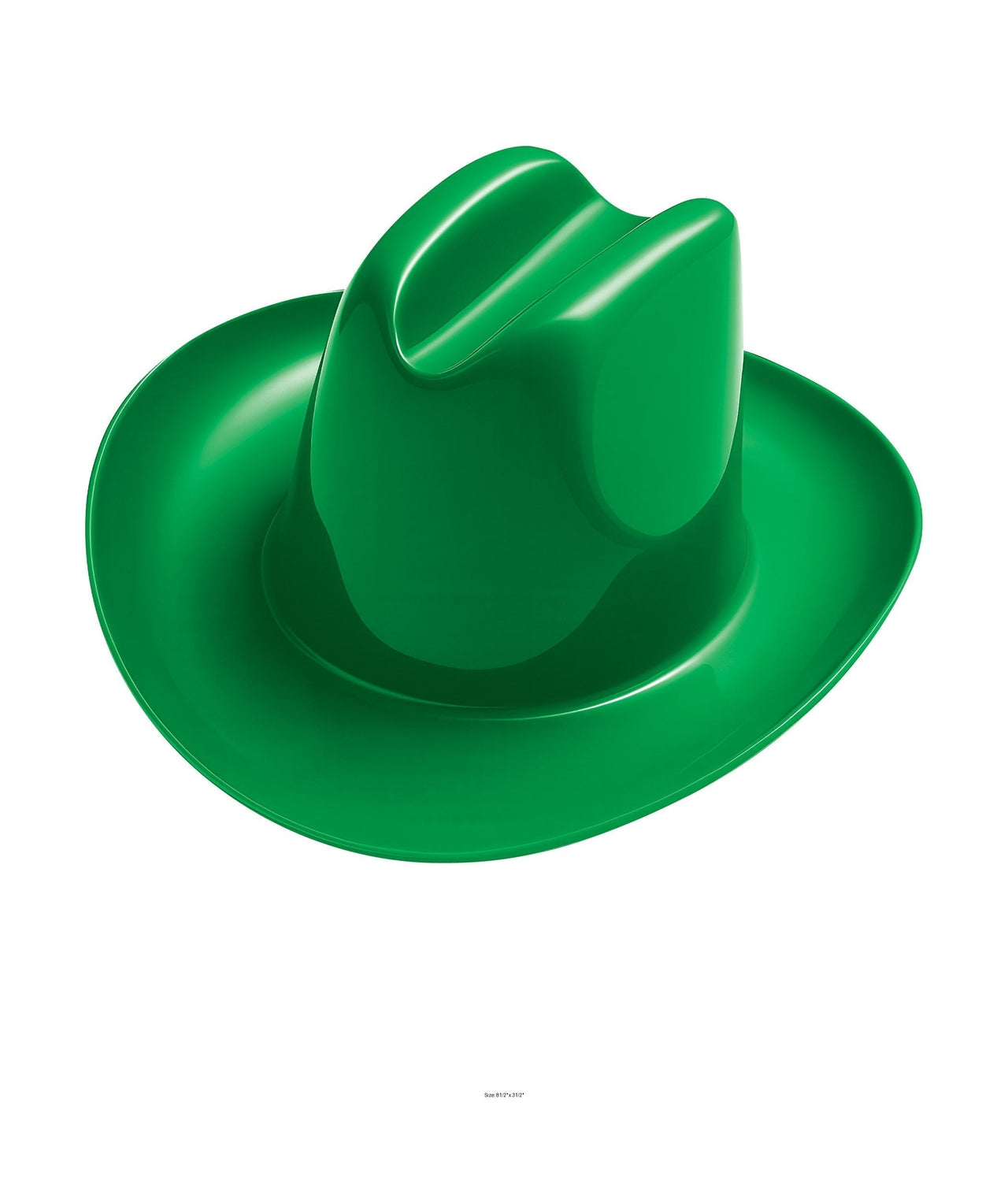 36 Pack Bulk Green Miniature Plastic Cowboy Hats