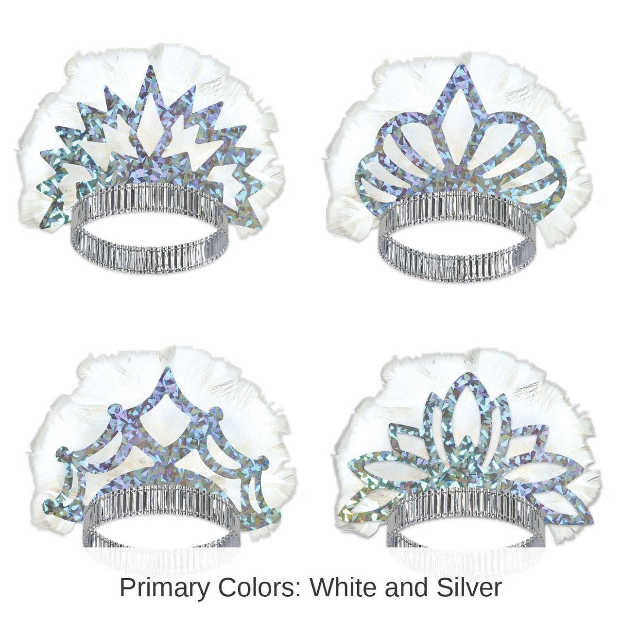 50 Pack Bulk Prismatic Tiara