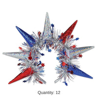 12 Pack Bulk Statue Of Liberty Tiara Headband