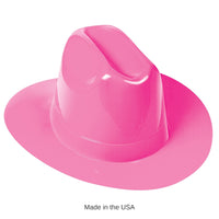 25 Pack Bulk Pink Plastic Cowboy Hat One Size Fits Most