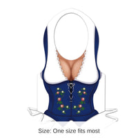 24 Pack Bulk Oktoberfest Packaged Plastic Fraulein Vest