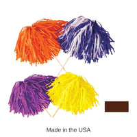 144 Pack Bulk Brown 12 inch x 16 inch Tissue Pom Pom 320 Strand
