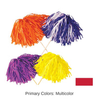 144 Pack Bulk Red Tissue Pom Pom 480 Strand - Fire Resistant