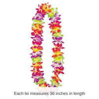 12 Pack Bulk Luau Party Maui Floral Lei